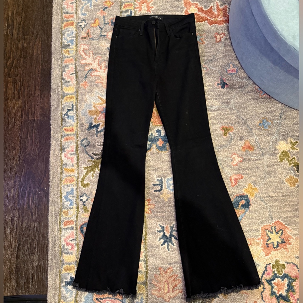 Just Black Women's Flare Jeans in Classic Black